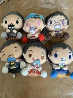 Fischer's サンリオキャラクターズ ぬいぐるみ マスコット 6種のサムネイル