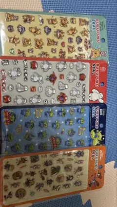 ディズニー　ぷくぷくシール 4枚セット