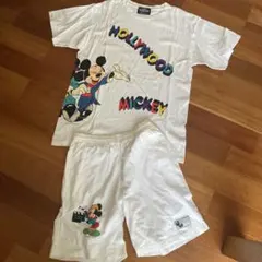 HOLLYWOOD MICKEY USA製　Tシャツ　ハーフパンツ　セットアップ