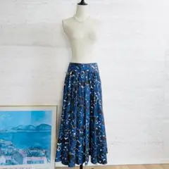 極美品★MARNI★コットン★ペイント★フレア★ロングスカートのサムネイル
