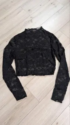 シースルー レースロングスリーブトップス SHEIN JP-M(XS)のサムネイル