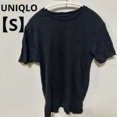 UNIQLO 【S】ユニクロ　無地　ブラック Tシャツ