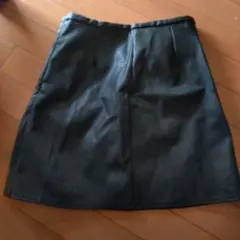 GRL フェイクレザー タイトミニスカート ブラック L