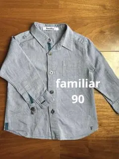 familiar ファミリア　長袖　シャツ 90cm