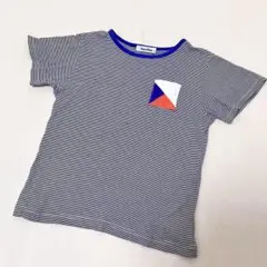 【汚れあり】familiar130前後　ボーダーTシャツ