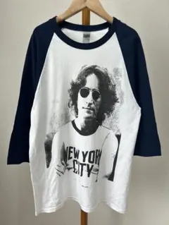 GILDAN ギルダン ジョンレノン ラグラン 七分袖 Tシャツ メンズ Mのサムネイル