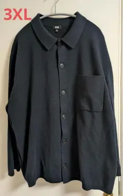 ミラノリブ シャツ カーディガン 3XL ユニクロ