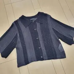 JEANASIS 半袖 ニットカーディガンのサムネイル