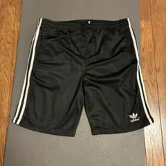[美品]80s 90s adidas 黒 ショートパンツ M 3本ライン