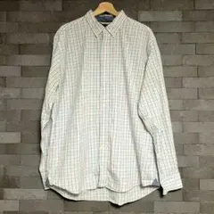 オーバーサイズ　TOMMY HILFIGER　シャツ　メンズ　レディース　長袖