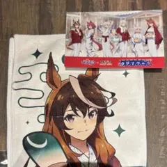 ウマ娘　シンデレラグレイ　極楽湯　マフラータオル　シンボリルドルフ
