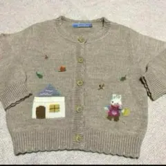 familiar ファミリア　ニット　カーディガン　80