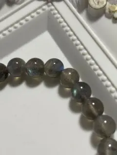 B407・ラブラドライトブレスレット size18