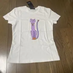 Jim Thompson レディース Tシャツ 猫柄 ホワイトのサムネイル