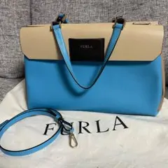 フルラ　FURLA メリディアン　バイカラー　２WAY ショルダー