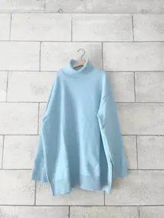 GALERIE VIE ファインウールタートルネックニット　ハイネックニット