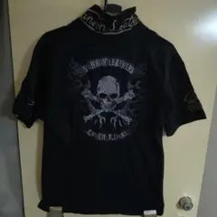 VANSON スカル刺繍ポロシャツ Lのサムネイル