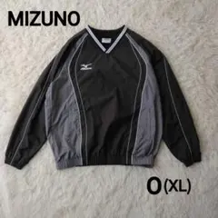 MIZUNO ミズノ Vジャン ジャケット ブラック/グレー Oサイズ