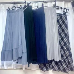 プリーツスカート 5枚セット M