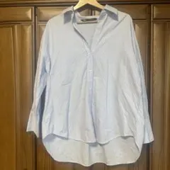 ZARA ストライプシャツ 長袖 Sサイズ