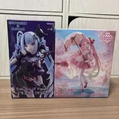 初音ミク フィギュア セット 雪ミク×クロミ 桜ミク