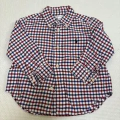 ラルフローレン　チェックシャツ　18M
