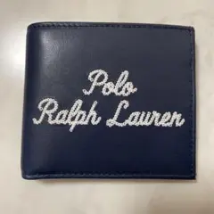 【新品未使用】POLO RALPH LAUREN 牛革 二つ折りカードケース