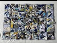 ハンドメイドパッチワークブランケットタペストリー