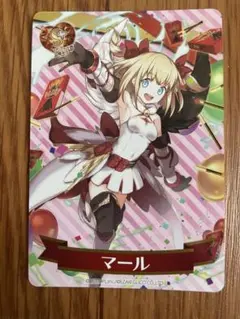 希少　非売品　白猫　黒猫　マール カード ALMOND PEAK