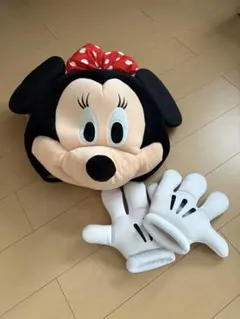 値下げ中！　ミニーマウス 被り物　手袋セット