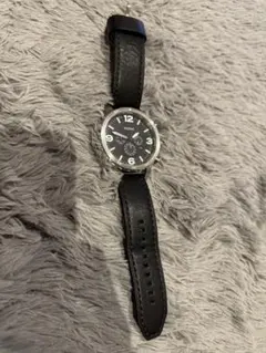 FOSSIL メンズ 腕時計 クロノグラフ ブラック