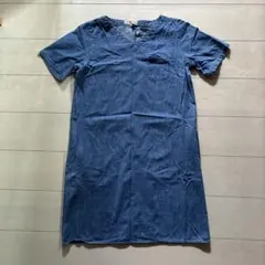 BEAMS HEART デニムワンピース 半袖のサムネイル