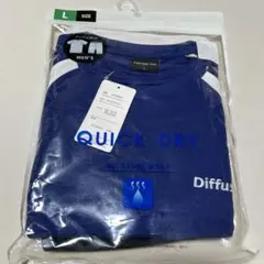 新品　メンズ Lサイズ クイックドライ　メッシュ素材ルームウェア　ブルー