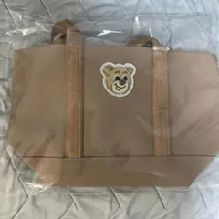 フェイラー ラブラリー オールドテディ ワッペントートバッグ ベージュ