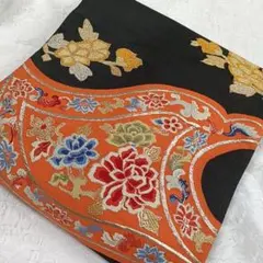 名古屋帯　正絹　金糸　銀糸　獅子　鞠　市松模様　着物　061t 名古屋帯 正絹 金糸 銀糸 獅子 鞠 市松模様 着物 061t - メルカリ