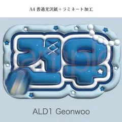 ALD1 ゴヌ ALPHA DRIVE ONE ぷっくり ネームボード