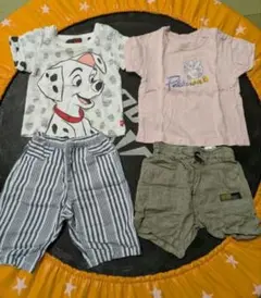 子供用Tシャツとショートパンツセット 90 まとめ売り