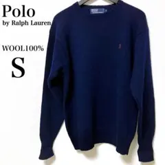 【希少カラー】Polo Ralph Lauren ウール ネイビー ブルー