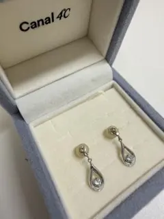 Canal 4℃ K10 シルバードロップピアス　☺︎