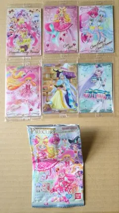 プリキュアウエハース11　6種　SSRハピネスチャージプリキュア！他
