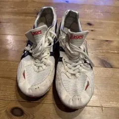 ASICS JAPAN スパイクシューズ ホワイト/ネイビー