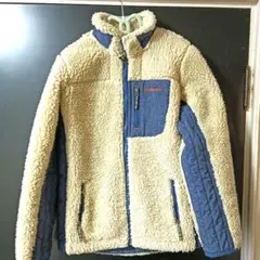 Columbia フリースジャケット M ベージュ/ブルー
