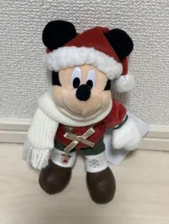 ディズニークリスマス 2025　ミッキーマウス ぬいぐるみバッジ