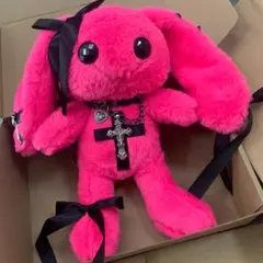 ピンクウサギ型ポーチ