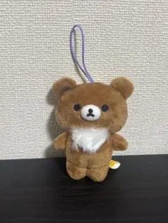 リラックマぬいぐるみ　ゴム紐付き　ぬいぐるみ