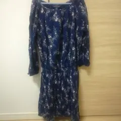 【美品！】Polo Ralph Lauren 花柄ワンピース ネイビー