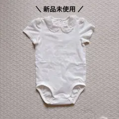 H&M ベビー ロンパース レース襟 92cm ホワイトのサムネイル