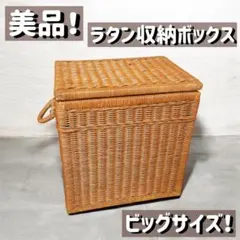 ラタン 籐/籠/バスケット/ボックス/箱/収納/ケース/蓋付き/蓋あり/蓋/フタ