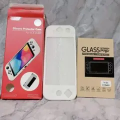 新品未使用 任天堂 Switchケース GLASS スクリーンセットホワイト