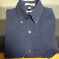 GEORGE BEENE ダークブルー ワイシャツ 15 32/33